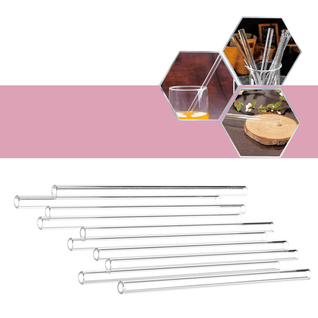 10Pcs Length 100Mm OD 7Mm 2Mm Thick Wall Borosilicate Glass Blowing Tube Lab Factory School Home - MRSLM