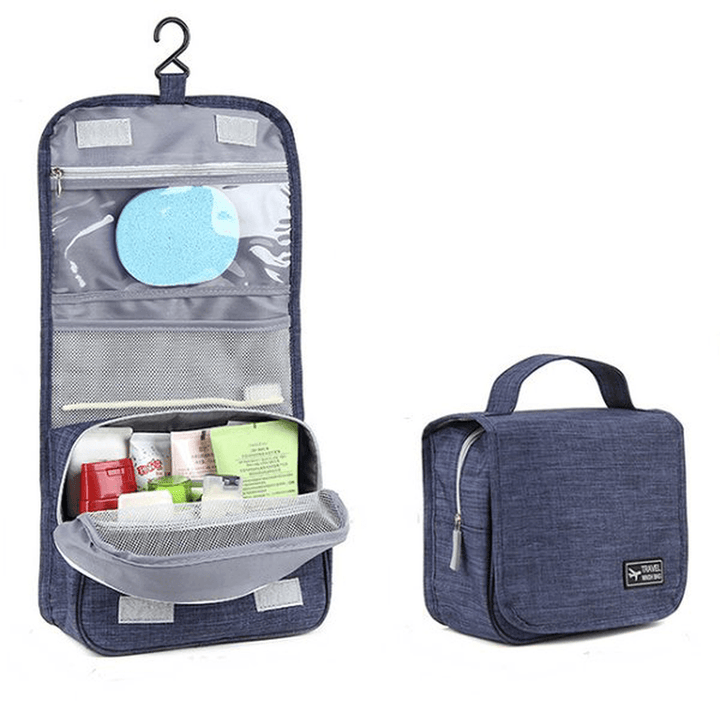 Honana HN-TB056 Portable Cosmetic Storage Bag Travel Toilet Hanging Bag Makeup Organizer Case Pouch - MRSLM