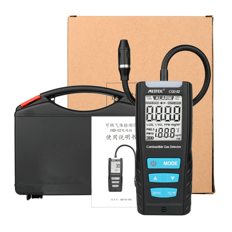 MESTEK CDG01/02 Gas Leak Detector SMART SENSOR Handheld Mini Combustible Gas Sensor Analyzer Hazardous Gas Leak - MRSLM