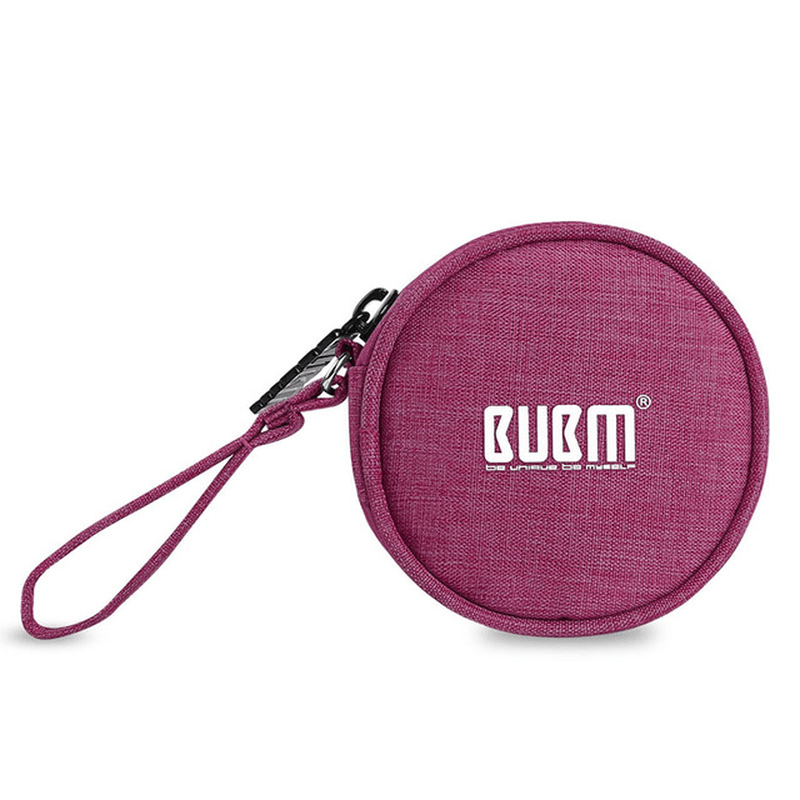 BUBM Travel Carrying Case for Small Electronics and Accessories Earphone Earbuds Cable Change Purse - MRSLM