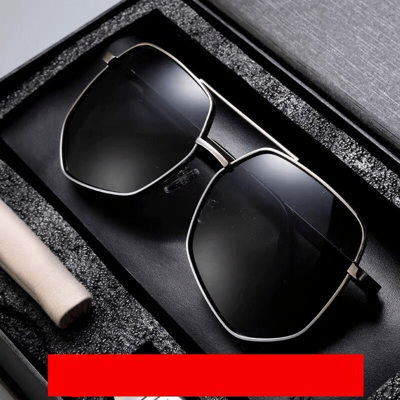 Trend Eye Men'S Polarized Sunglasses Driving Special Day and Night Net Red Glasses - MRSLM