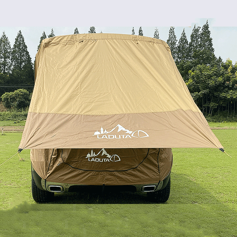 Ipree® Car Trunk Tent Sunshade Rainproof for Self-Driving Tour Barbecue Outdoor Mobile Tent - MRSLM