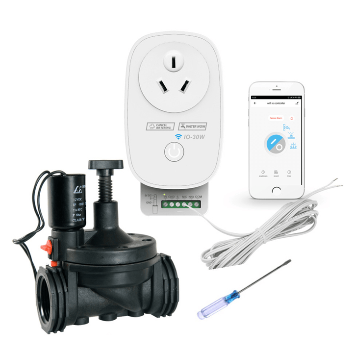 Bakeey Tuya Wifi Remote APP Control Intelligent Irrigation Controller Automatic Irrigation Timear Water Value Controller 1-Way Electronic Valve for Smart Home - MRSLM