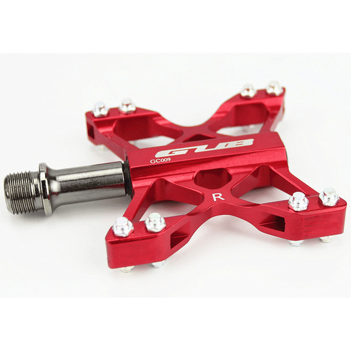 GUB GC009 Ultralight MTB BMX Mountain Pedals 3 Bearings Platform Pedals CNC AL6061+ Cr-Mo Axis 240G - MRSLM