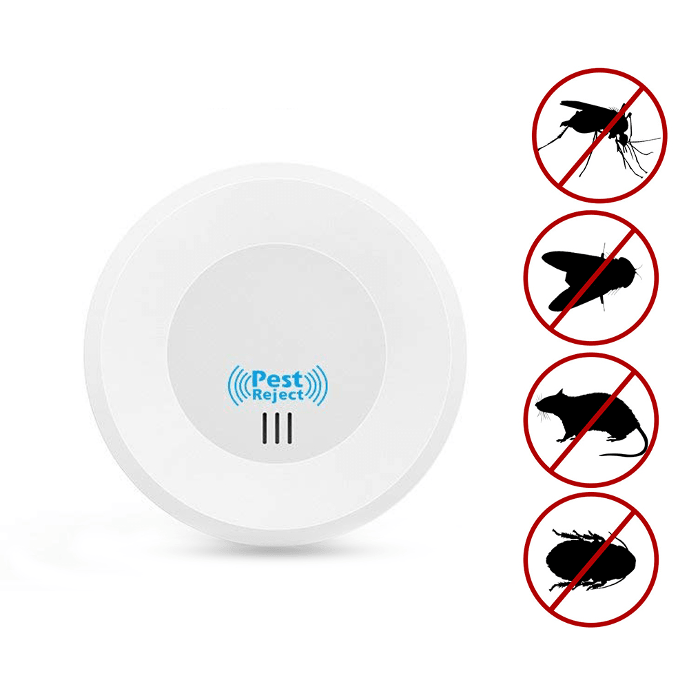 Loskii HP-220 Home Indoor Electronic Plug in Ultrasonic Pest Control Mosquitoes Mice Pest Repeller with Night Light - MRSLM