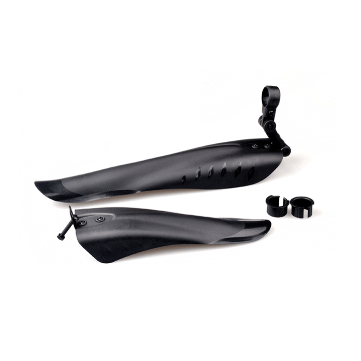 2 Pcs PVC Plastic Cycling Front Rear Mudguard Set Bike Fenders Set Bike Mudguard Fits for 24-28" Bike - MRSLM