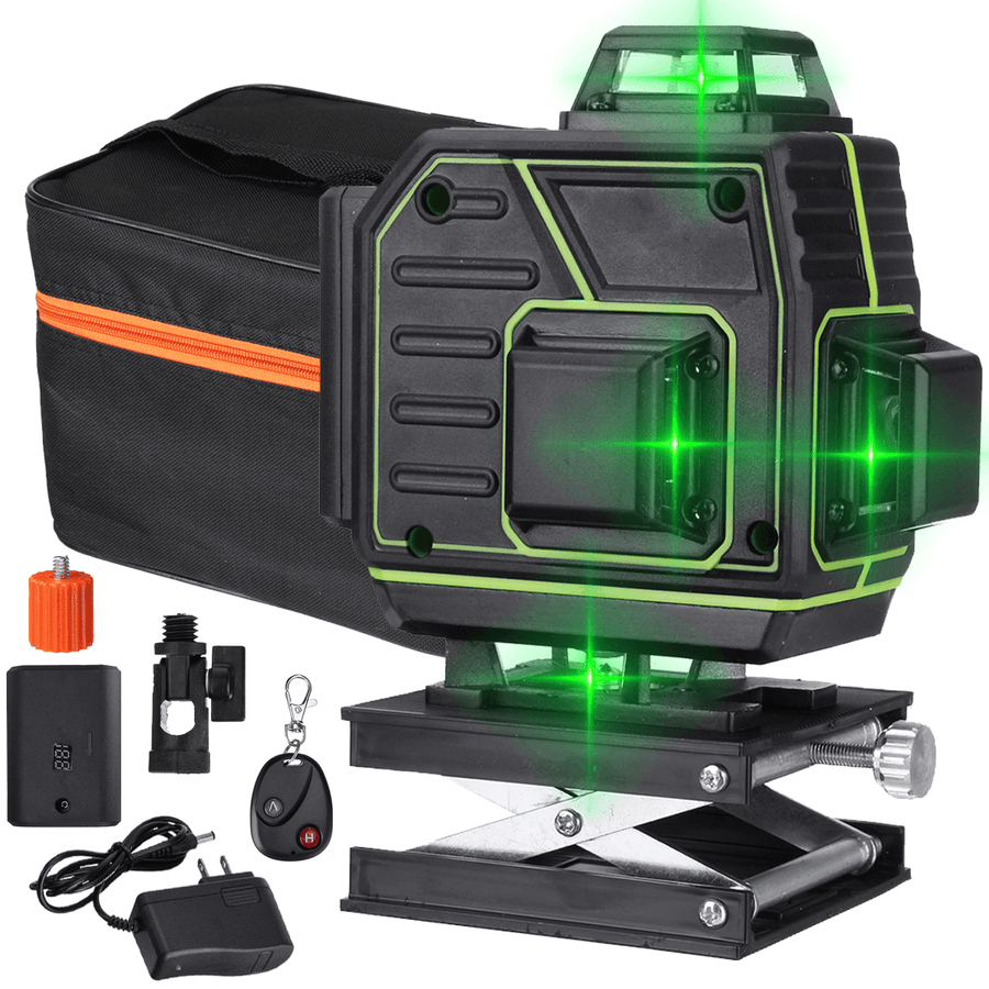 360° 8-16 Lines Green Laser Level Auto Self Leveling Horizontal Vertical Measure - MRSLM