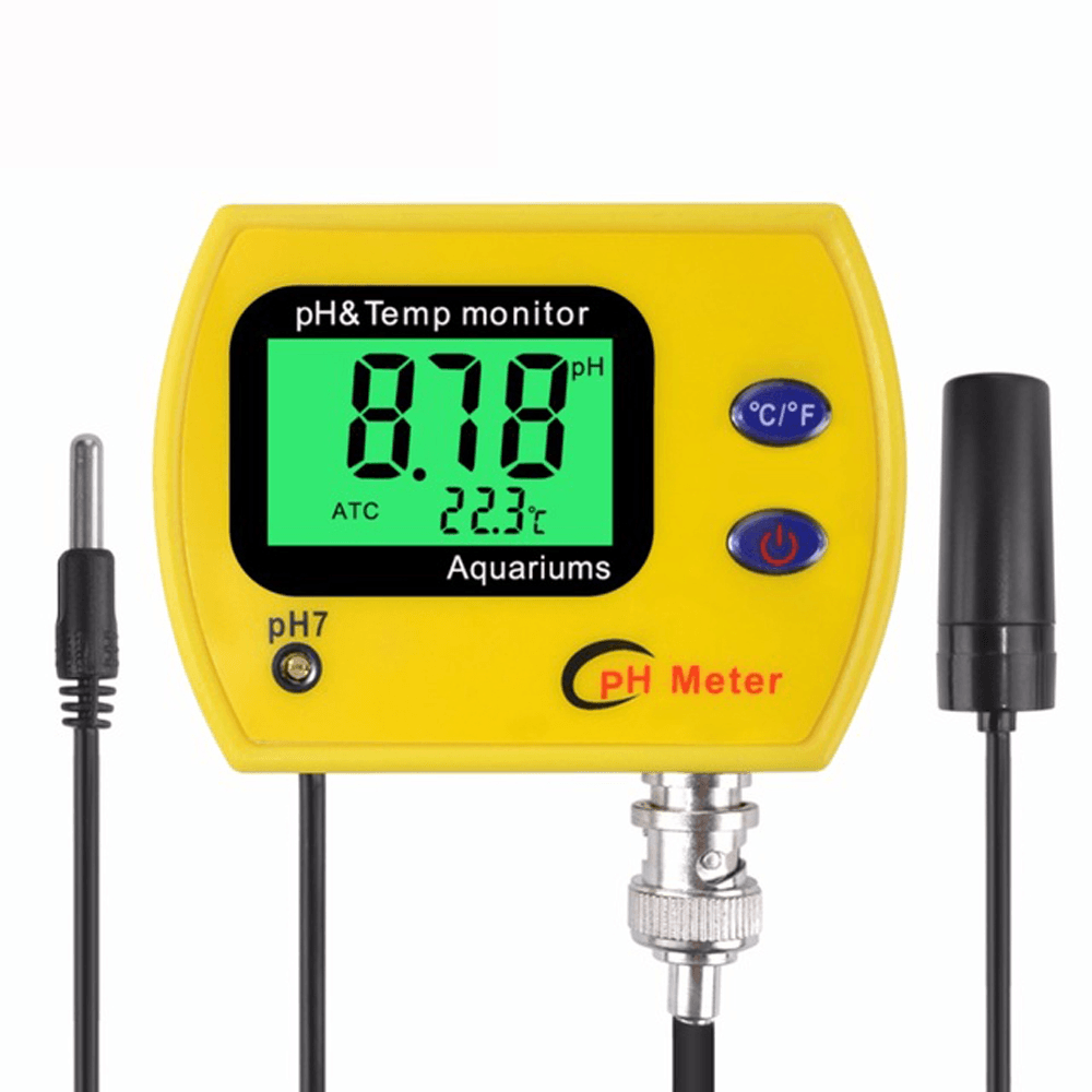 PH-991 PH Meter with Backlight Tester Durable Acidimeter Tool Temp Monitor for Aquarium Swim Pool Water - MRSLM