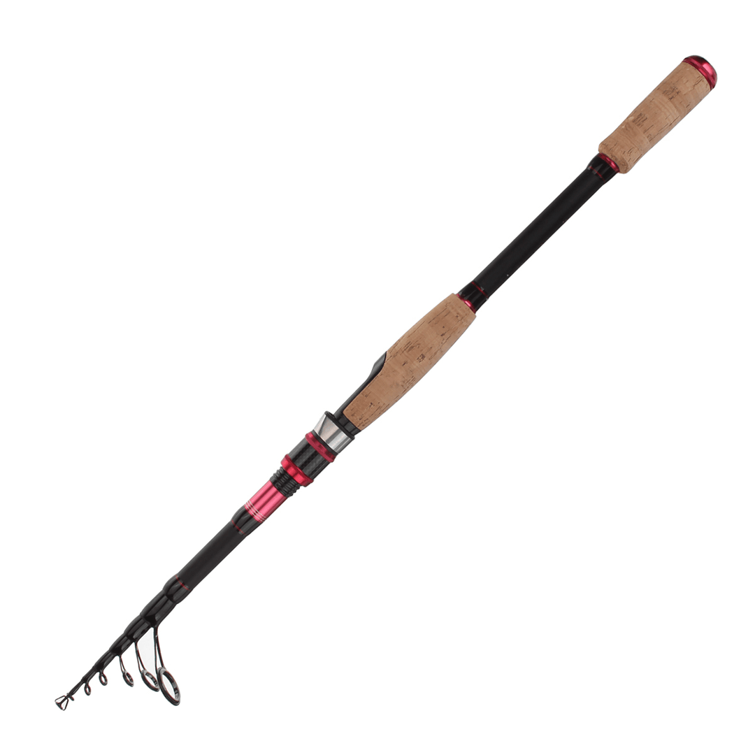 Zanlure 1.98/2.1/2.4/2.7M Fishing Rod Telescopic Lightweight Carbon Fiber Spinning Fishing Pole - MRSLM