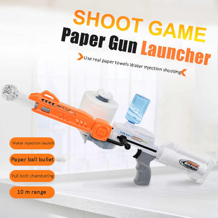 Children'S Toilet Paper Launcher Plastic Toy - MRSLM