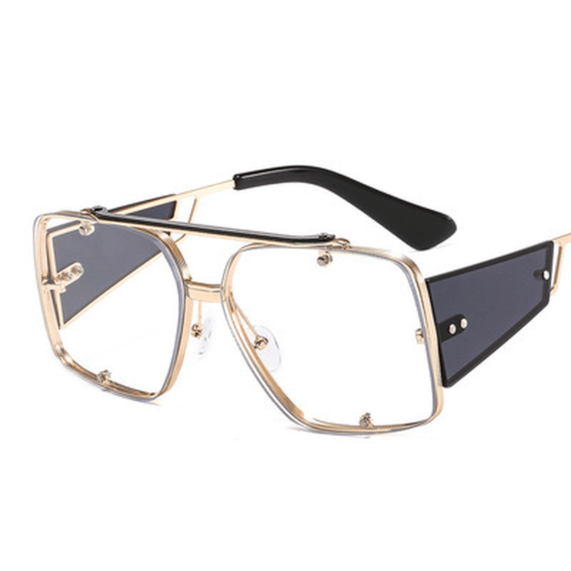 Retro Metal Big Frame Sunglasses Popular in Europe and America - MRSLM