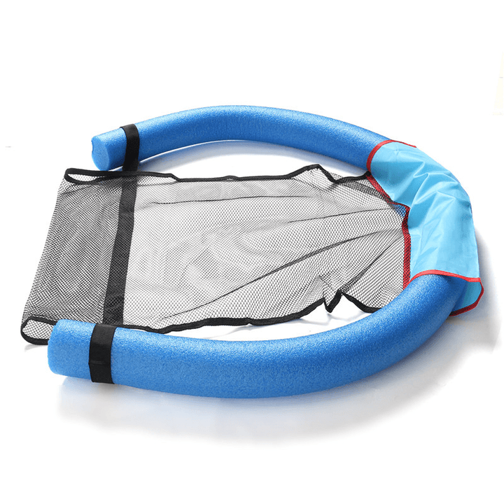 Summer Water Floating Chair Hammock Swimming Pool Seat Bed with Mesh Net Kickboard Lounge Chairs for Kid Adult Swimming Play Toys - MRSLM