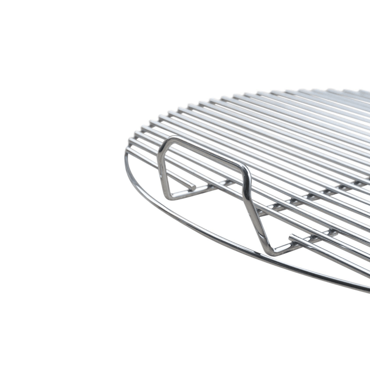 Ipree® 17.5Inch Stainless Steel round BBQ Grill Mesh BBQ Nets Non-Stick Barbecue Accessories Mat Grid Outdoor Camping Picnic - MRSLM