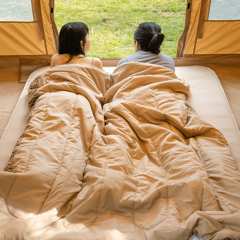 Naturehike L150 Single People Sleeping Bag Comfortable Cotton Ultralight Washable Sleeping Quilt Folding Envelope Type Sleeping Bag Outdoor Camping - MRSLM