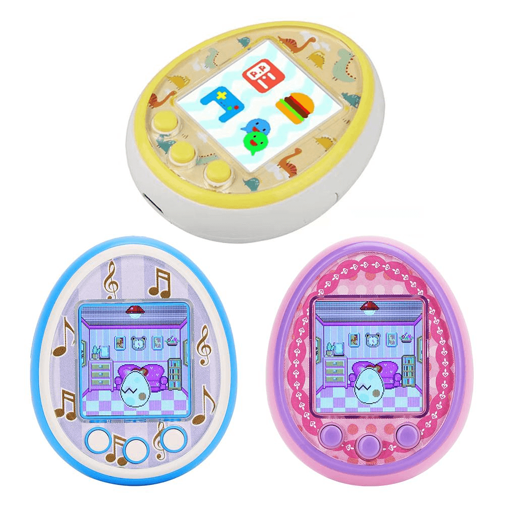 Color Screen Electronic Pet Machine Handheld Game Console Nostalgic Toy - MRSLM