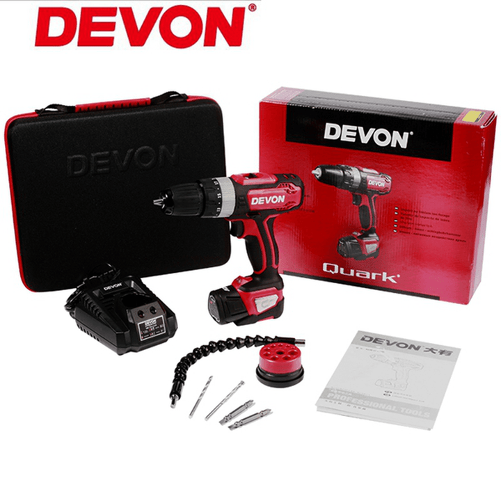 DEVON® 5230 Rechargeable Electric Screwdriver Tool Household Impact Drill - MRSLM