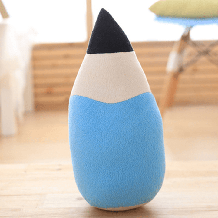 Creative Pencil Shape Pillow Seat Cushion Colorful Kawaii Cartoon Stuffed Plush Toy Novel Festival Gift - MRSLM