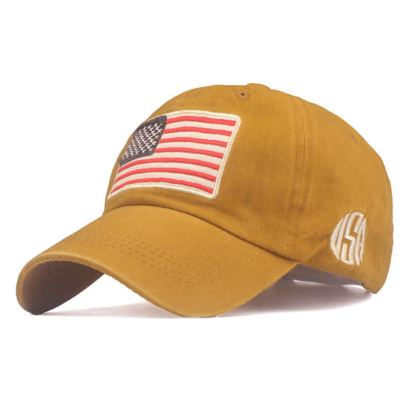 American Flag Embroidery Baseball Cap - MRSLM