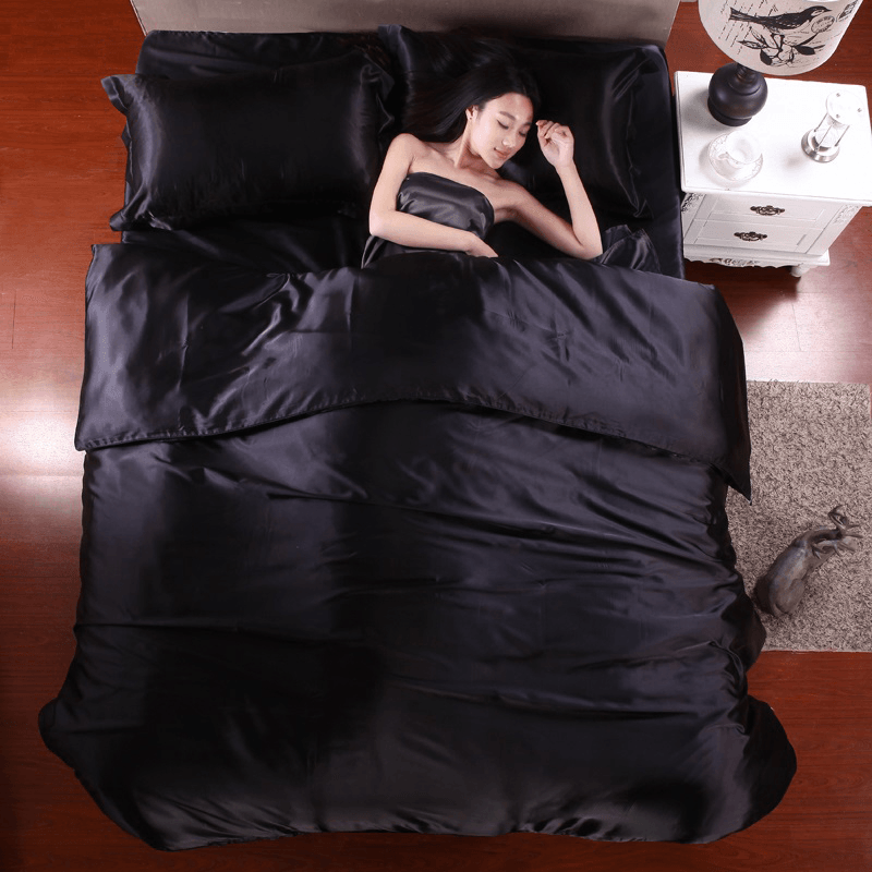 Bedding Sets Home Textile King Size Bed Set Bedclothes Duvet Cover Flat Sheet - MRSLM