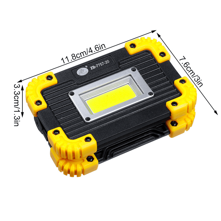 50W COB Work Light USB Charging 3 Modes Camping Light Floodlight Emergency Lamp Outdoor Travel - MRSLM