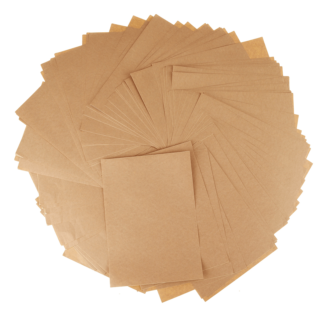 100PCS 21Cm*29.7Cm A4 Kraft Paper Sticker Paper Sticker - MRSLM