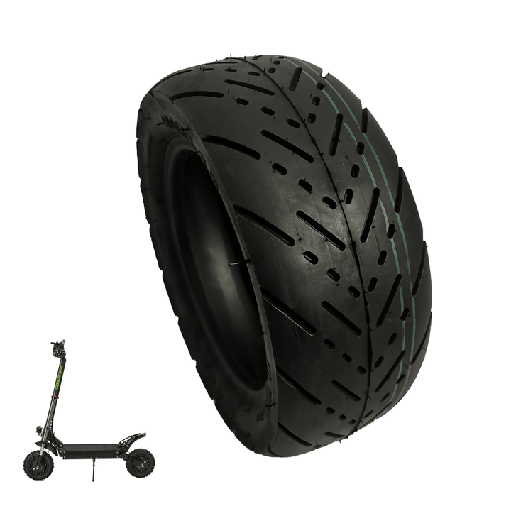 BOYUEDA 1 Pcs 11Inch Electric Scooter Solid Tire Explosion-Proof Anti-Slip Rubber Replacement Scooter Wheels - MRSLM