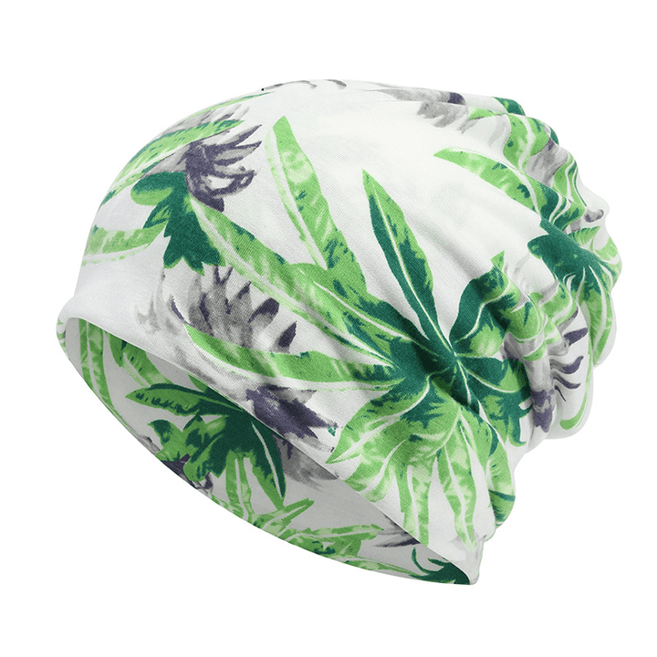 Unisex Multipurpose Tree Print Cotton Headpiece Scarf Cap - MRSLM