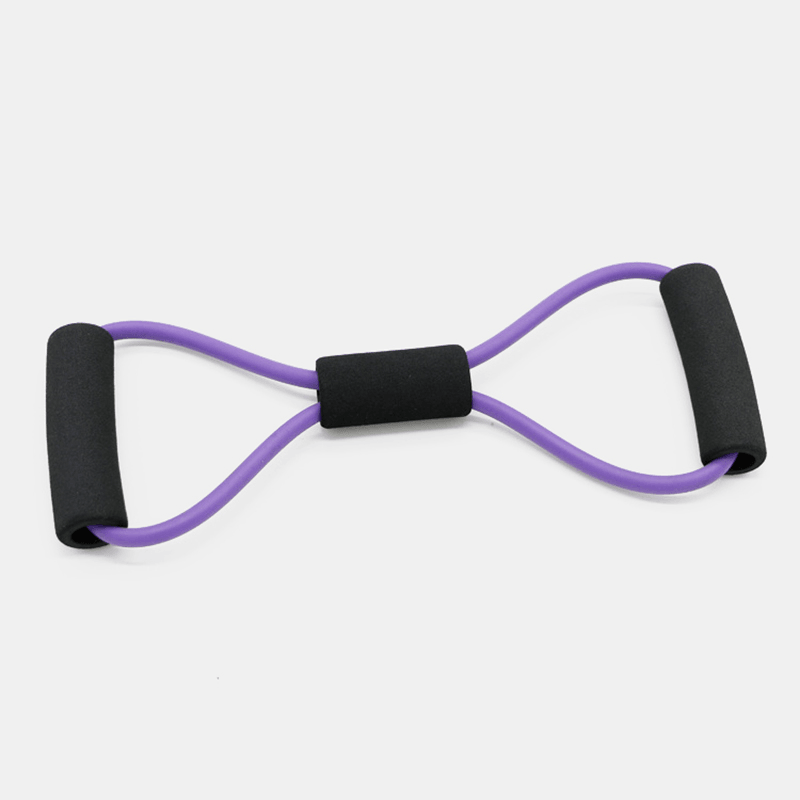 8-Shaped Home Workout Elastic Rubber Loop Sports Resistance Bands Pull Tension Rope Chest Expander - MRSLM