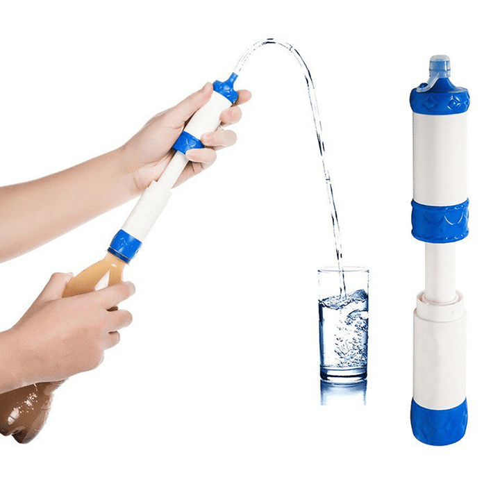 1000L Water Filter Portable Purifier Cleaner Emergency Camping Travel Safety Survival Hydration Drinking Tool - MRSLM