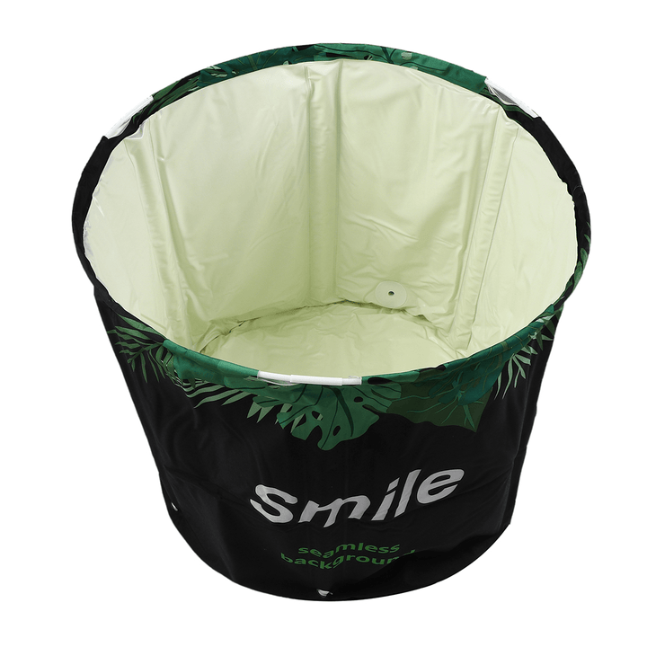 Portable Folding PVC Adult Bathtub Water Spa Tub Bath Bucket Outdoor Bath Tub - MRSLM