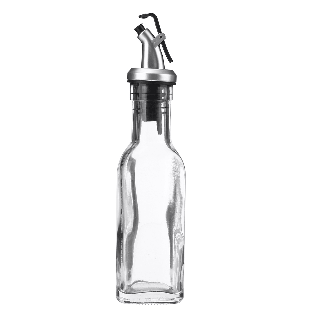 Oil Spray Glass Bottle Storage Spice Holder Vinegar Dispenser Kitchen Tool - MRSLM