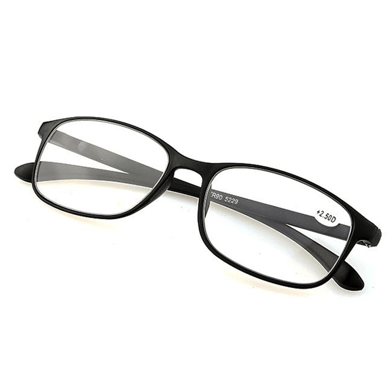 Men Women TR90 Flexible Reading Glasses Ultra-Light Pressure Reduce Eyeglass - MRSLM