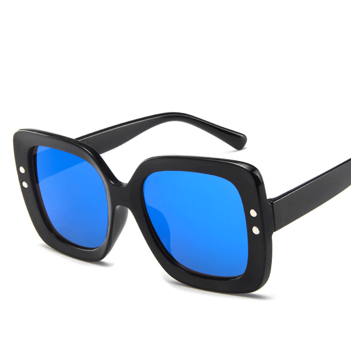 European and American Square Retro Rice Nail Sunglasses - MRSLM