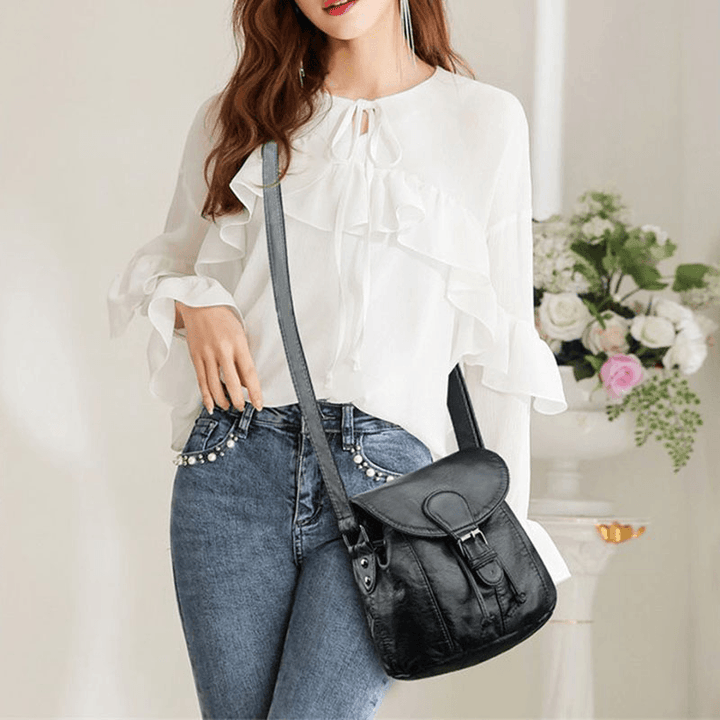 Women Vintage Retro Small Crossbody Bag Shoulder Bag Casual Bag - MRSLM