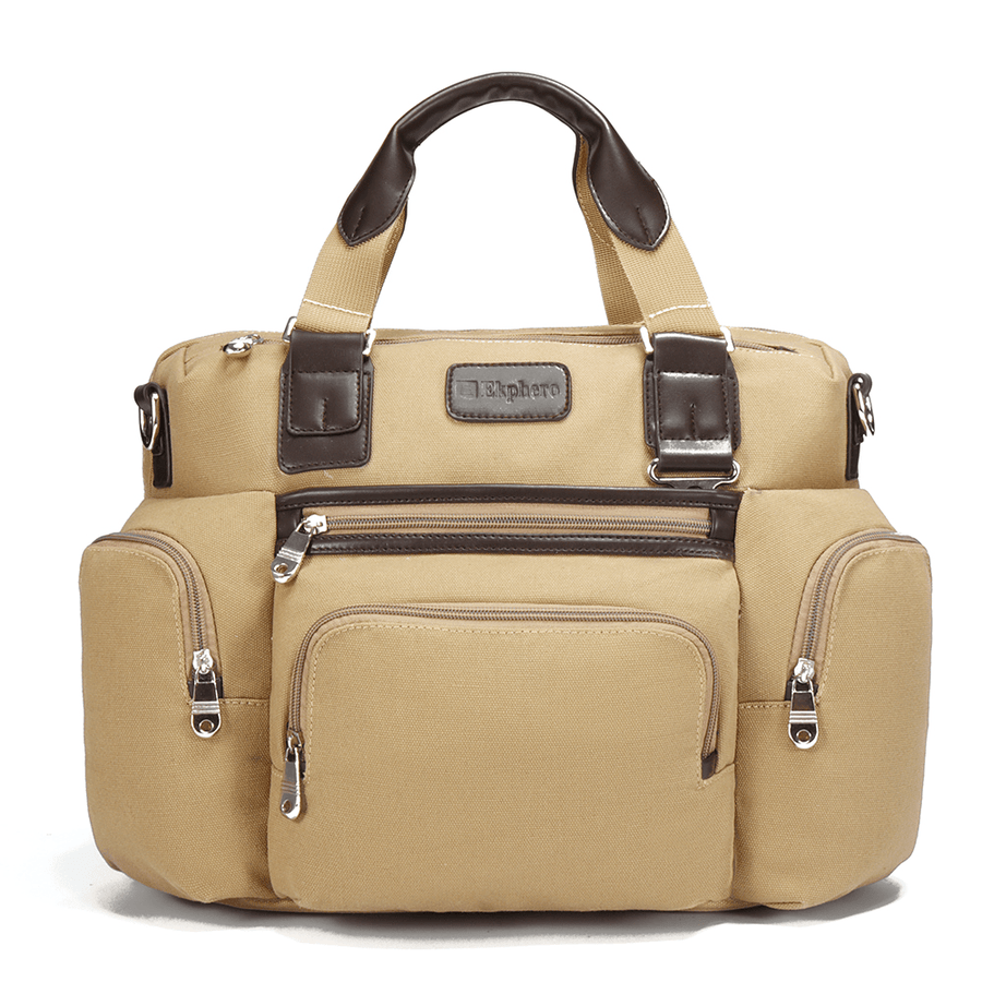 Canvas Business Casual Travel Laptop Bag Handbag - MRSLM