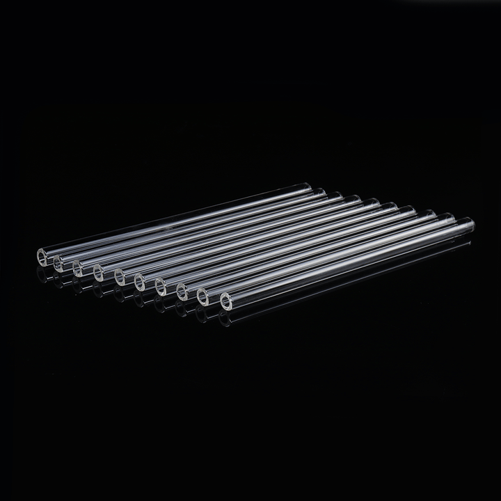 10Pcs 200Mm OD 10Mm 1Mm Thick Wall Borosilicate Glass Blowing Tube Lab Tubes - MRSLM