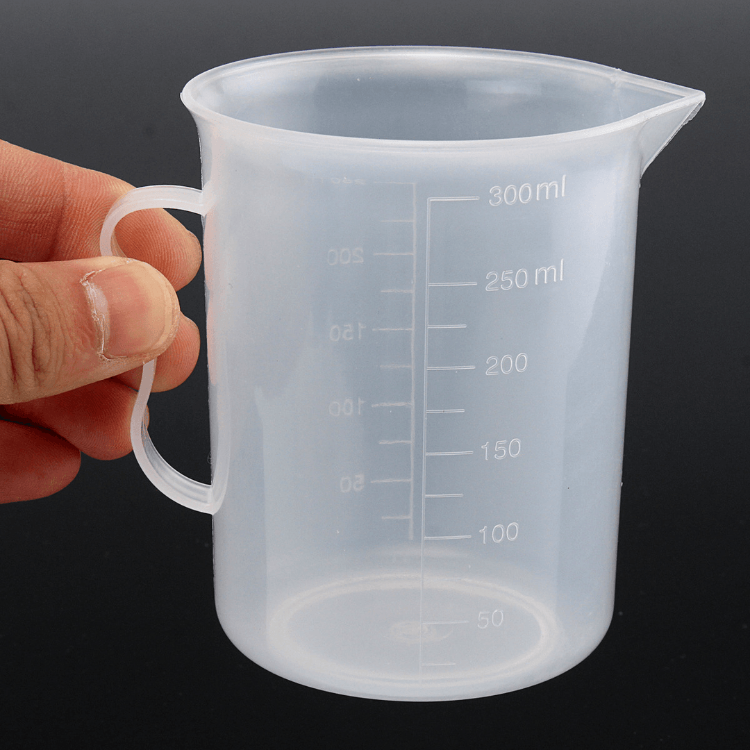 250Ml Plastic Measuring Cup Clear Double Graduated Cylindrical Measuring Jug - MRSLM