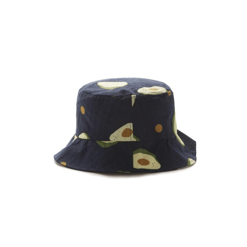 Unisex Summer Avocado Fisherman Hat Bucket Hat Outdoor Travel Sun Hat - MRSLM