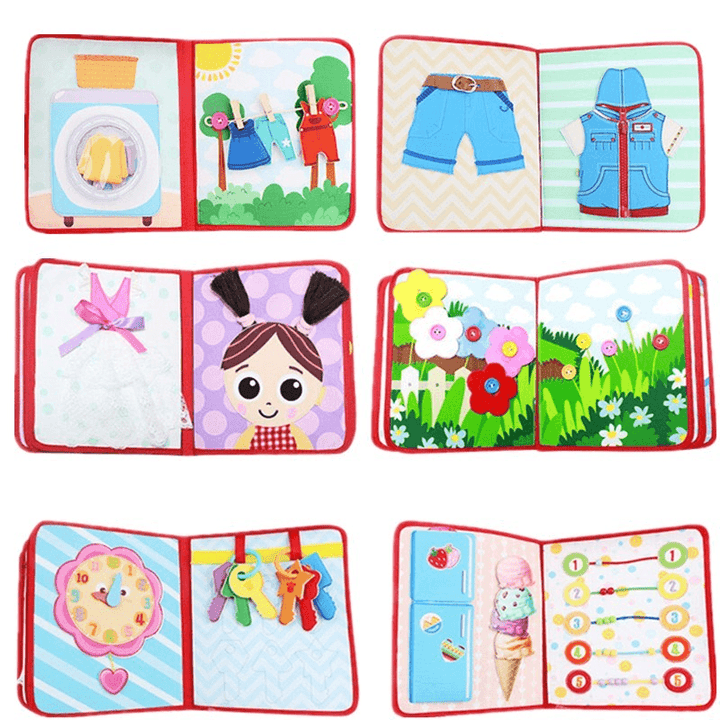 Children'S Early Education Toys Baby Cloth Book Digital Book - MRSLM