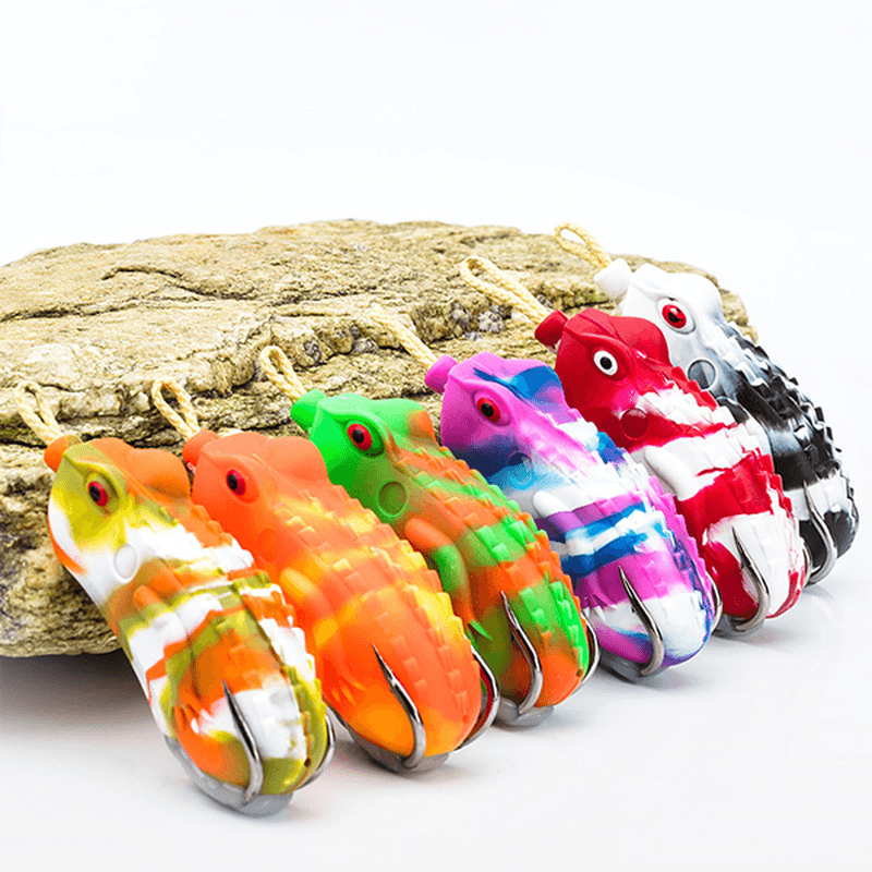 ZANLURE 1 Pcs 8.6Cm Fishing Lure Artificial Soft Bait Simulation Frog Outdoor Fishing Tools - MRSLM