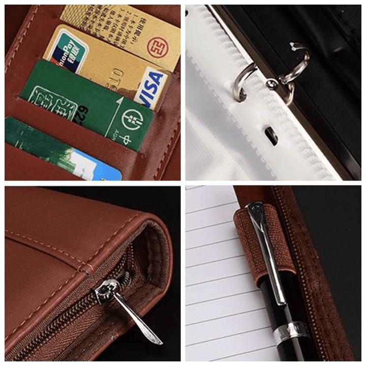 Multi-Function Folder Zipper Briefcase Portable File Holder - MRSLM