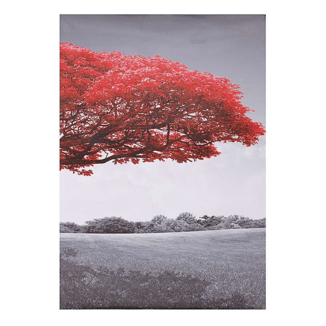 3Pcs Large Red Tree Canvas Print Art Paintings Picture Modern Home Decor - MRSLM