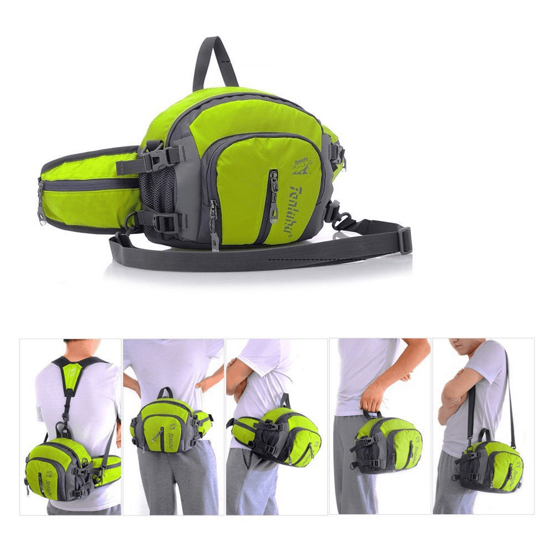 5-In-1 Cycling Waist Bag Multi-Function Breathable Bike Backpack Camping Climbing Running Sport - MRSLM