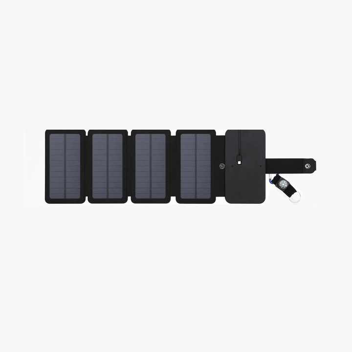 Folding Solar Panel 15W/20W Portable Camping Hiking Phone USB Charger Power Bank - MRSLM