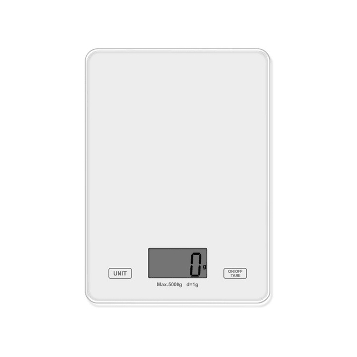 DIGOO DG-TGK1 Digital Kitchen Toughened Glass Scale 1G/5Kg Food Scale Ultra Slim Tempered Glass LCD Display Kitchen Baking Mesuring Tool - MRSLM