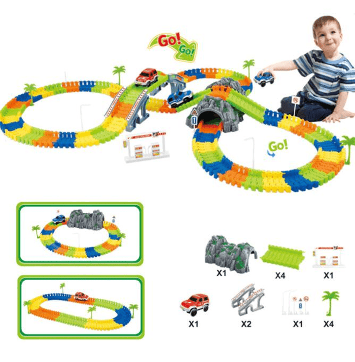 Children'S Electric Track DIY Assembling Toys - MRSLM