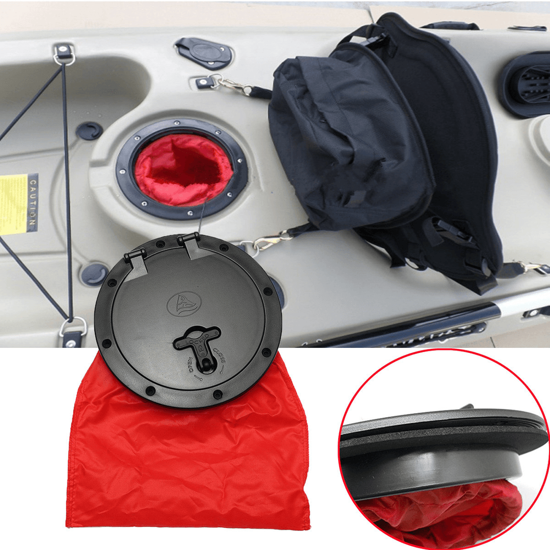 6'' Marine Hatch Cover Plastic Boat Screw Out Deck Inspection Plate Boat Drop-Shipping for Boat Kayak - MRSLM