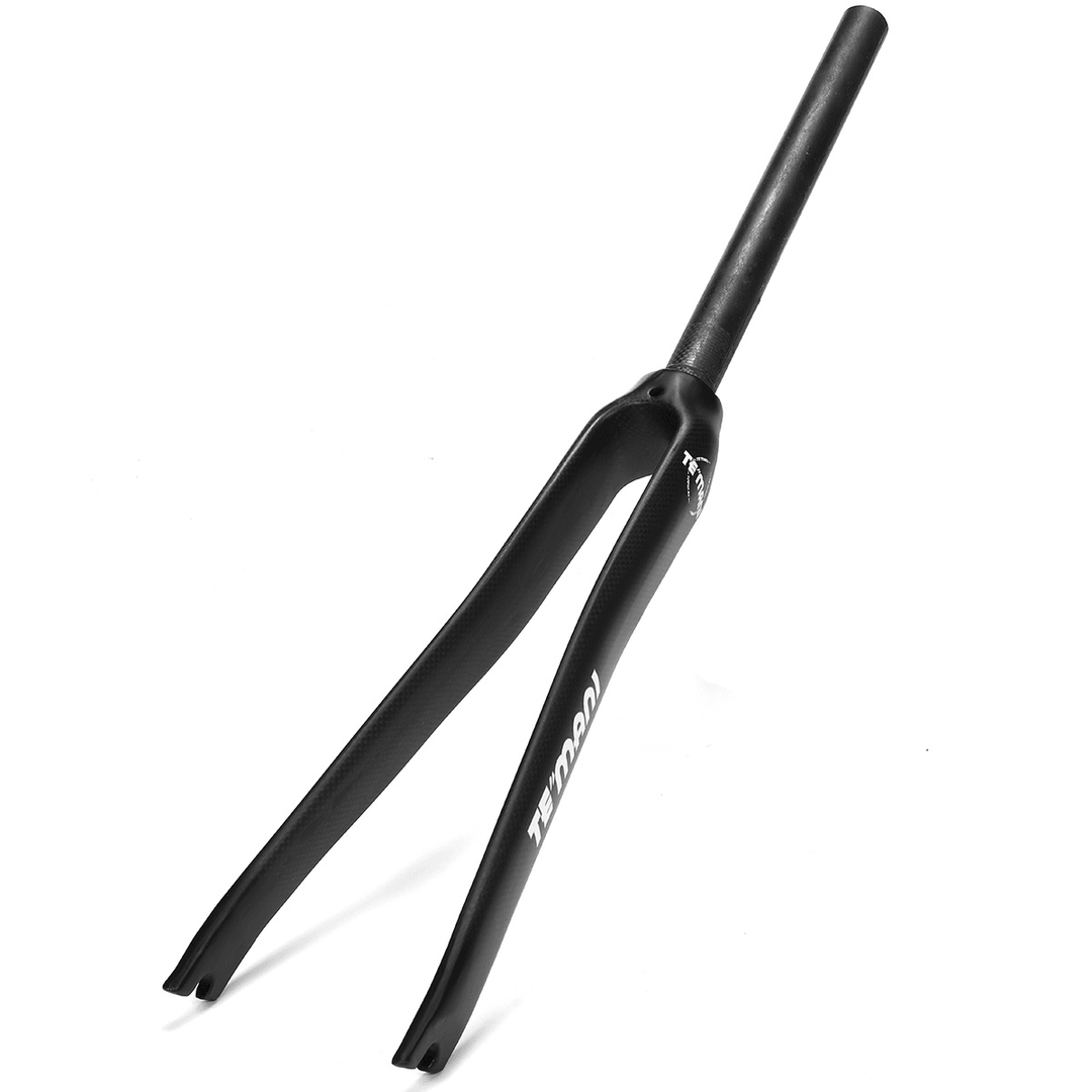 BIKIGHT 700*23C T800 Bike Front Fork Fixed Gear Bicycle Carbon Fiber Fork Outdoor Cycling Bicycle Replace Parts Bicycle Forks - MRSLM