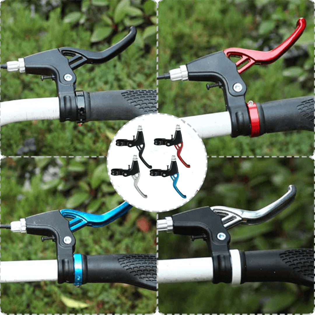 1 Pair Aluminum Alloy MTB Bicycle BMX Road Bike Handle Hand V Bar Brake Levers - MRSLM