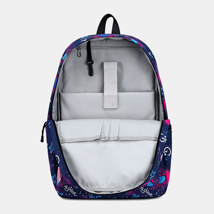 Love Pattern School Bag 15.6'' Laptop Backpack Rucksack Daypack - MRSLM